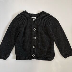 OshKosh B'gosh Kids Black Knit Cardigan